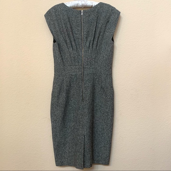Cynthia Steffe Grey Wool Silk Blend Dress B18/21 - Picture 9 of 13